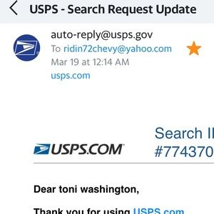 1st PACKAGE LOST USPS -HERMES SCARF! 10/2019....